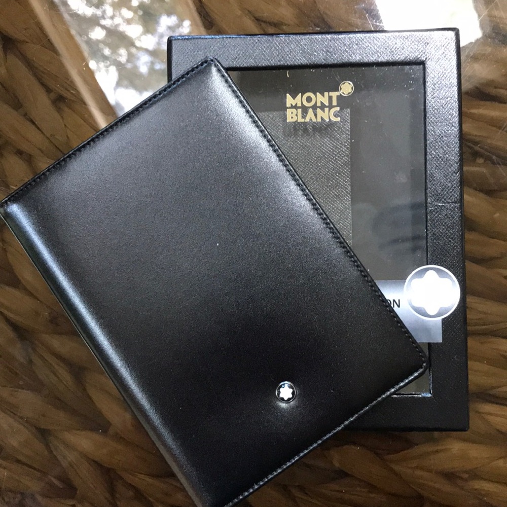 NWT Montblanc passport holder